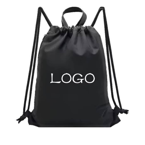 Custom drawstring bag with handles