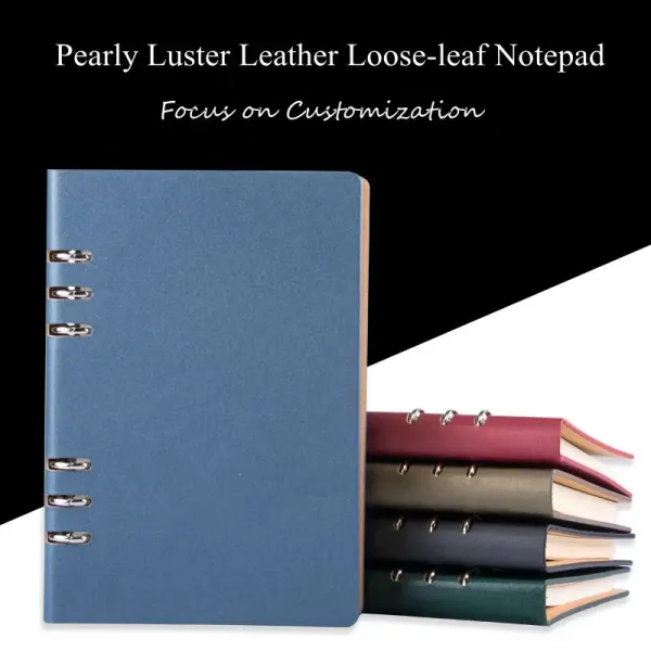 Hardcover PU leather journal planner