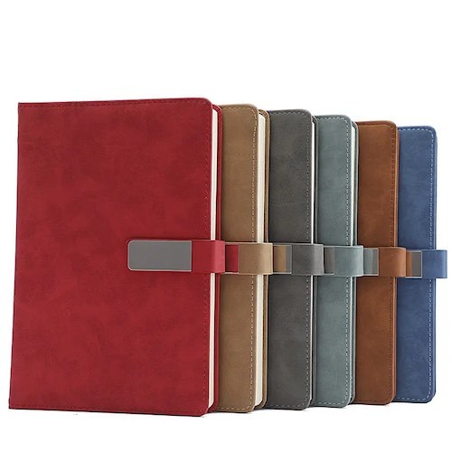 Custom made PU leather cover notebook