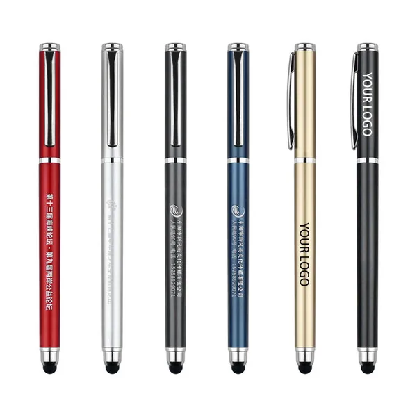 Promotional quality metal pen with stylus