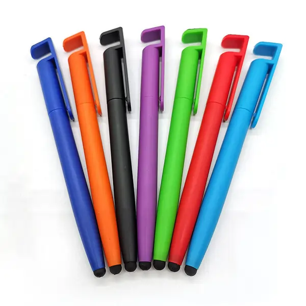Mobile phone holder plastic gift pen- 02