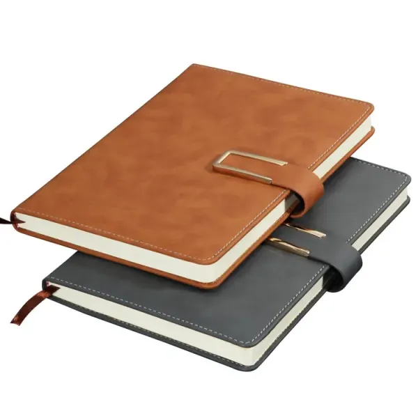 Premium business notebook with magnet closure