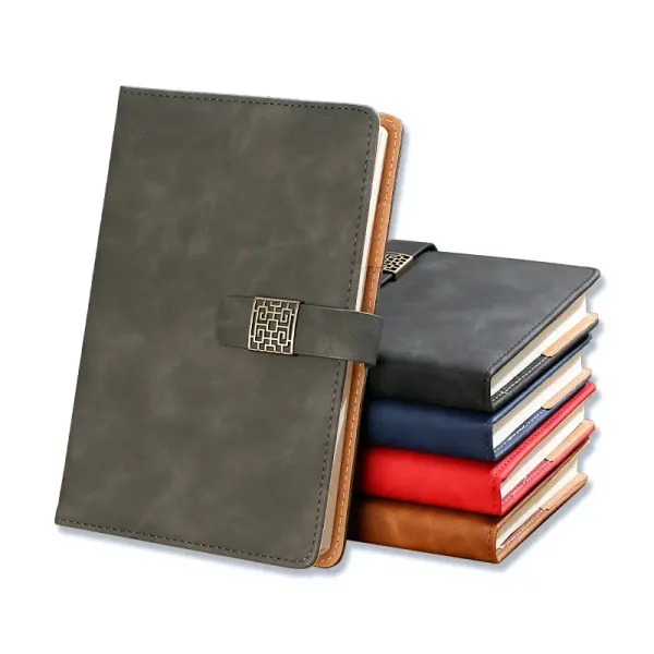 Handmade colorful custom notebook pu leather 