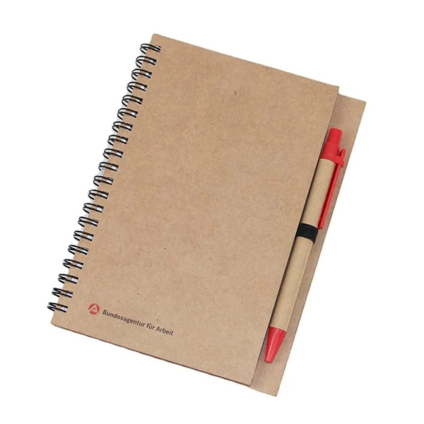 Eco- friendly Kraft paper cover notebook