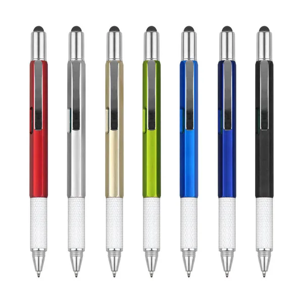 Custom logo metal ballpoint pens with touch screen
