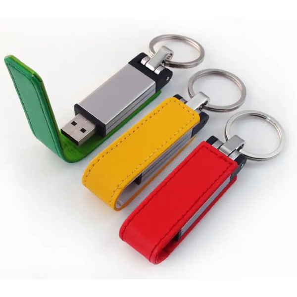 PU USB Drive with keyring