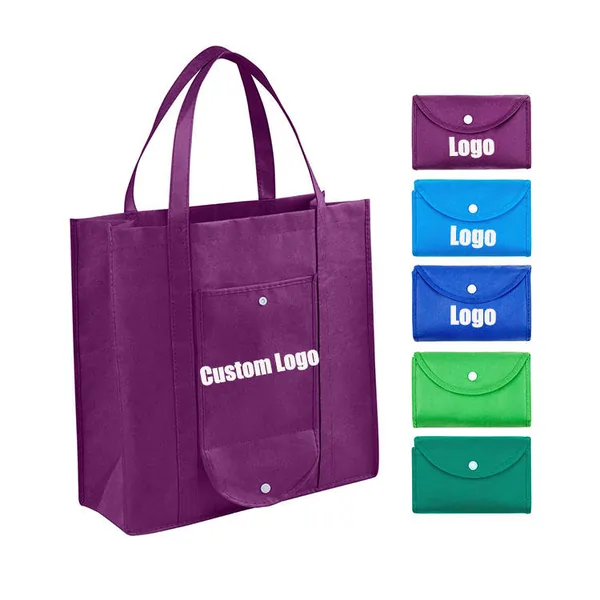 Foldable eco friendly shopping bag