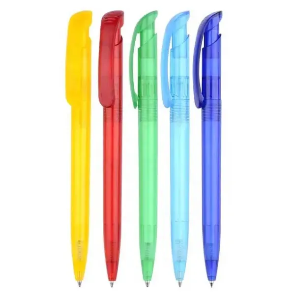 Transparent promotional plastic pen