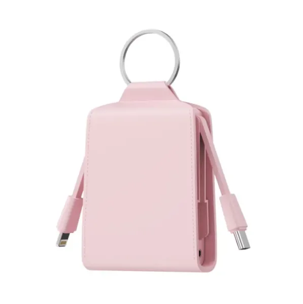 Portable 2000mAh built-In Cable power bank 