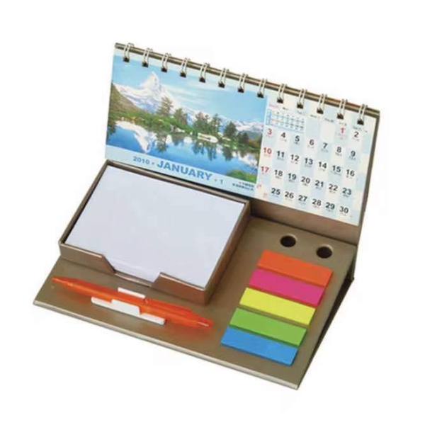 Custom organizer desk calendar