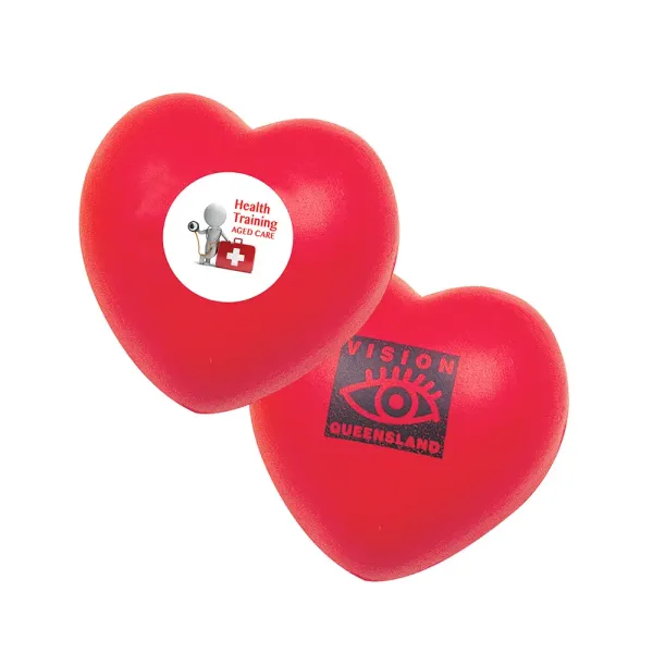 Heart shape anti stress ball