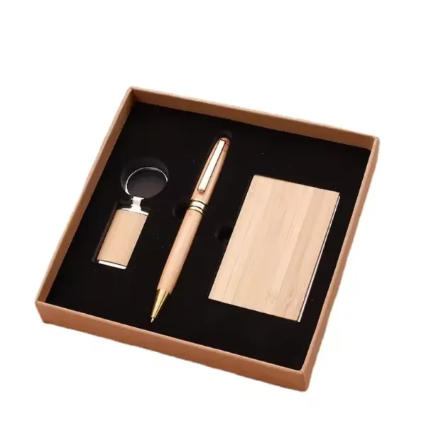 Custom logo eco friendly gift set