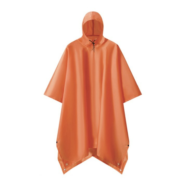 Custom logo PVC rain poncho