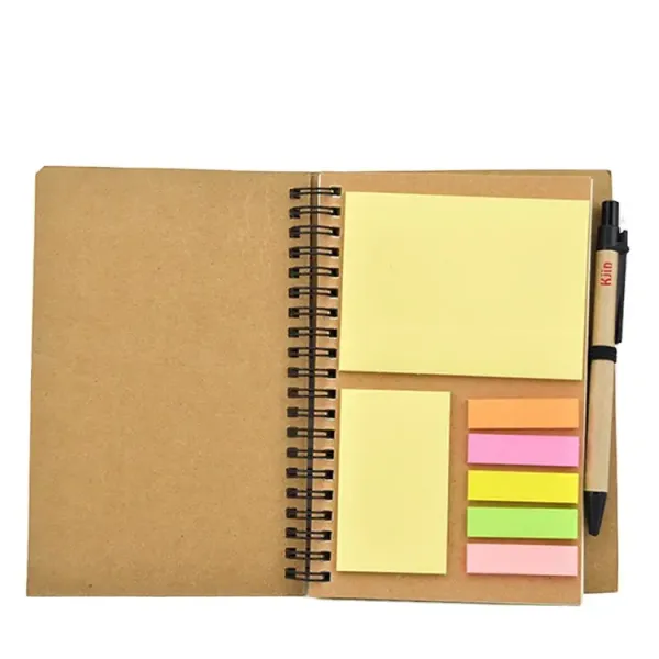 Eco Kraft paper  notebook with stock note