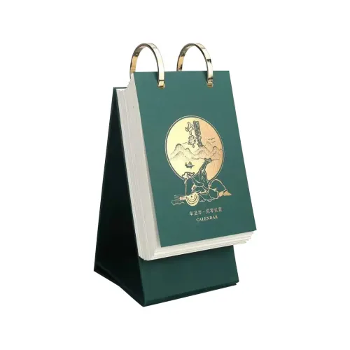 Metal binding mini desk calendar-06