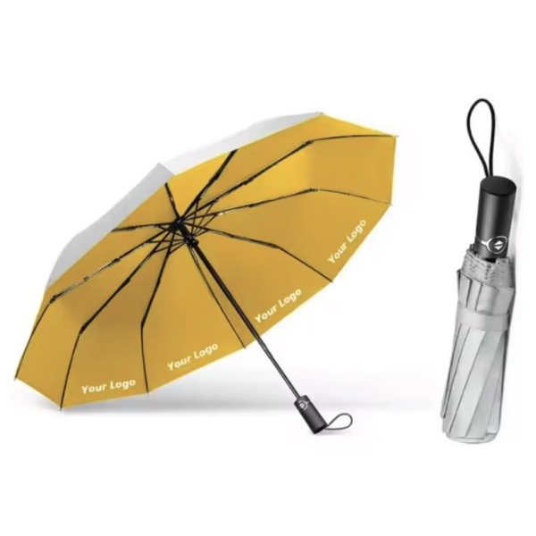 Custom 3 fold windproof 10K umbrella