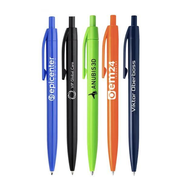 Colorful plastic pen -015