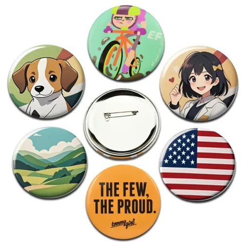 Tinplate button badge 44mm