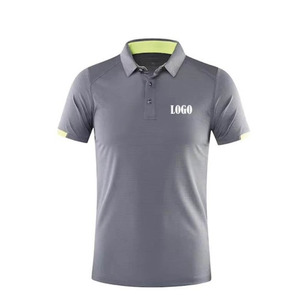 Customized logo polyester golf shirts