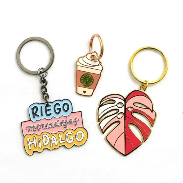 Enamel metal keychain-02