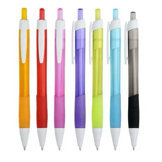 Transparent promotional plastic ballpoint pen 